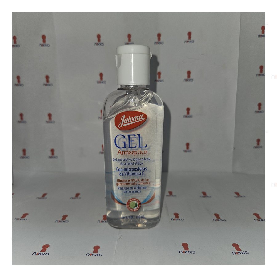 Gel Antibacterial c/Vitamina E 120 ml Jaloma — referencia visual exact