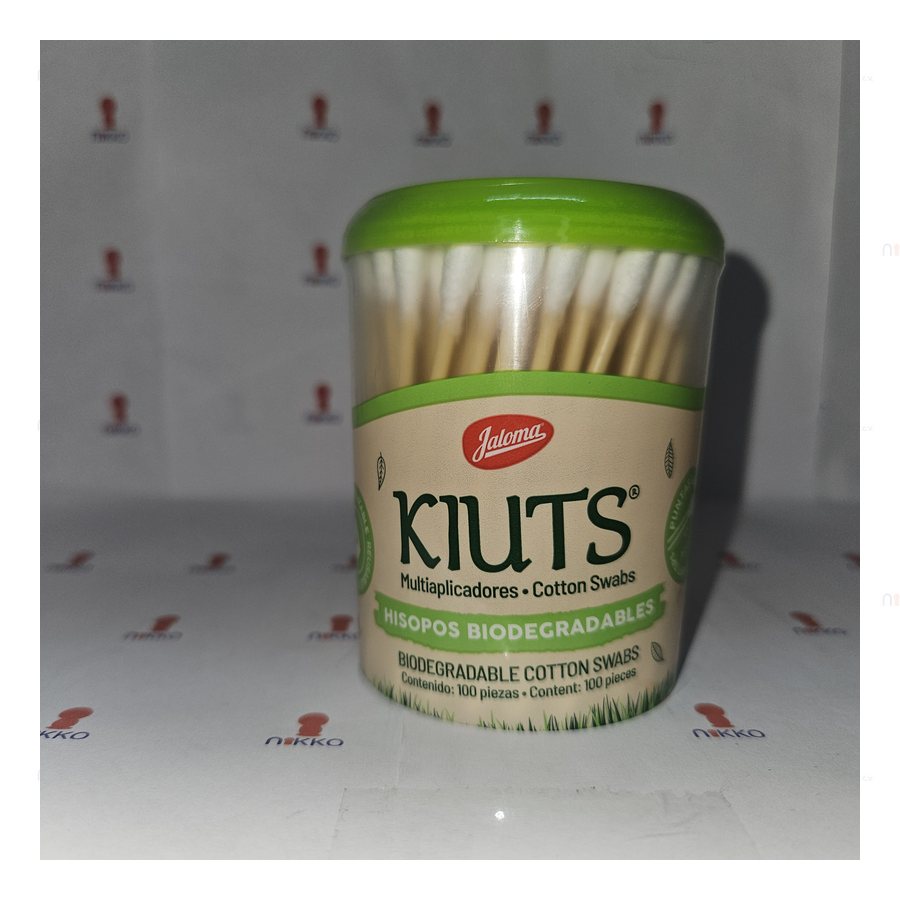 Kiuts Tarro C/100 Aplicadores Jaloma — referencia visual exact