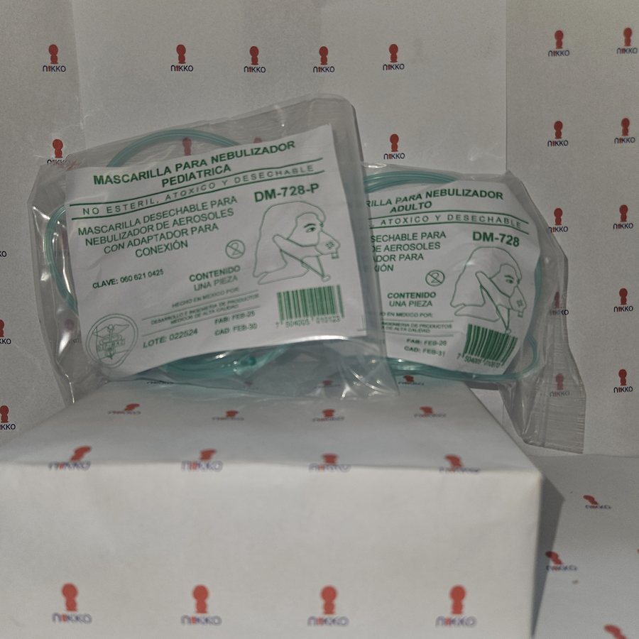 Mascarrilla P/ Nebulizador Infantil o Adulto — referencia visual exact