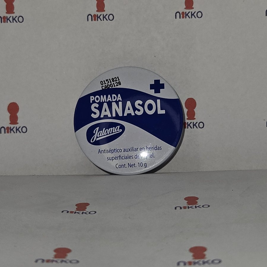Pomada Sanasol Ukra Lata 10 grs Jaloma — referencia visual exact