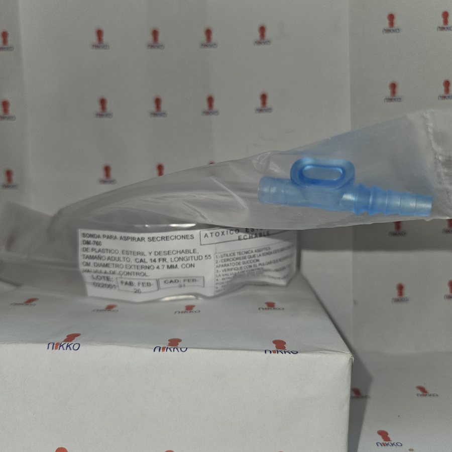 Sonda para aspirar Secreciones 14 FR — referencia visual exact