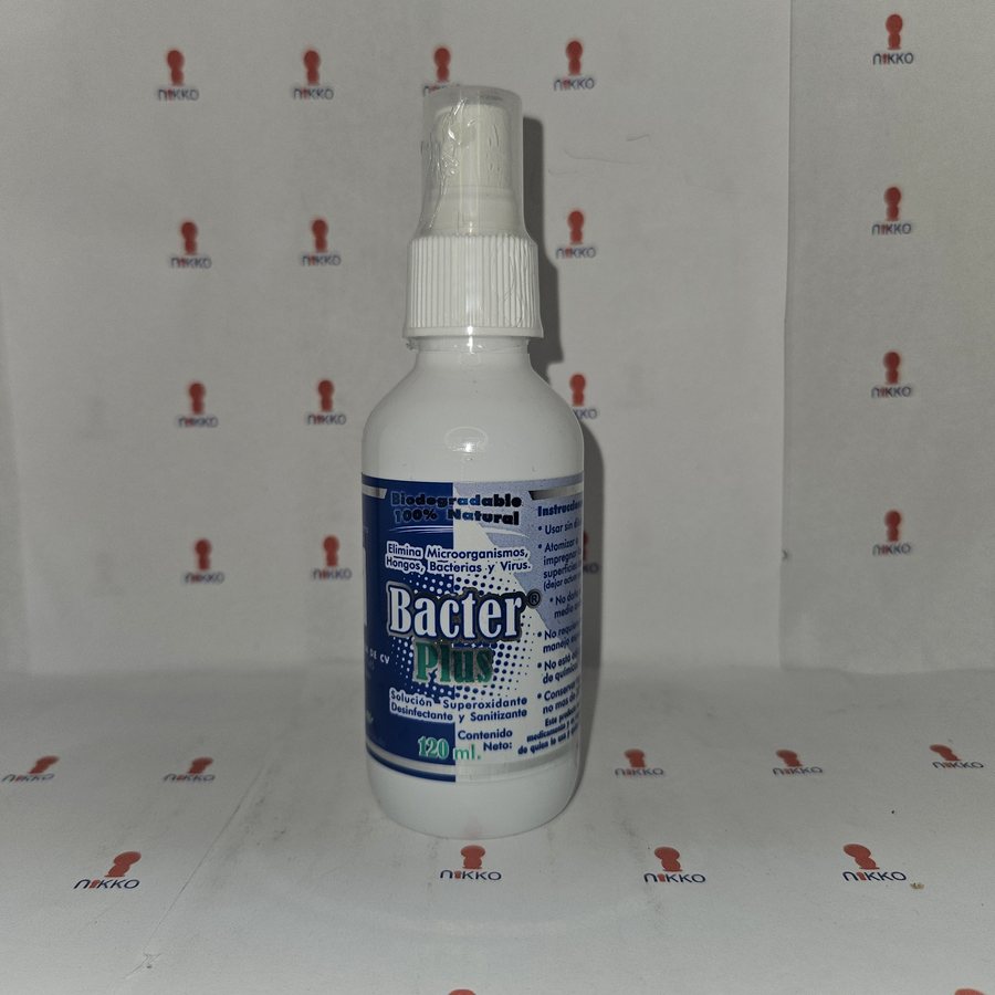 Bacter PLUS 120 ML * (DESINFECTANTE) — referencia visual exact
