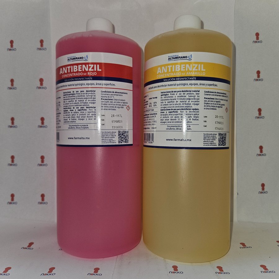 Antibenzil Concentrado Rojo o Amarillo 1 Lt — referencia visual exact