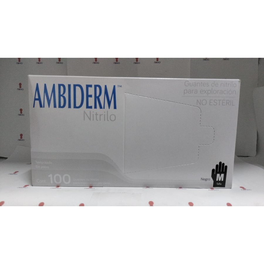 Guante de Nitrilo CH, MD Y GD, AMBIDERM — referencia visual exact